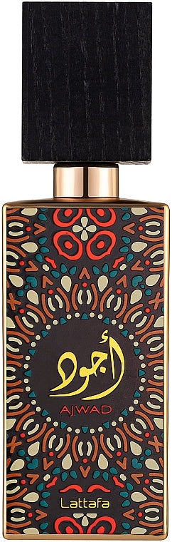 Ajwad de Lattafa EDP 2.04 oz – Perfume Unisex Dulce y Sofisticado
