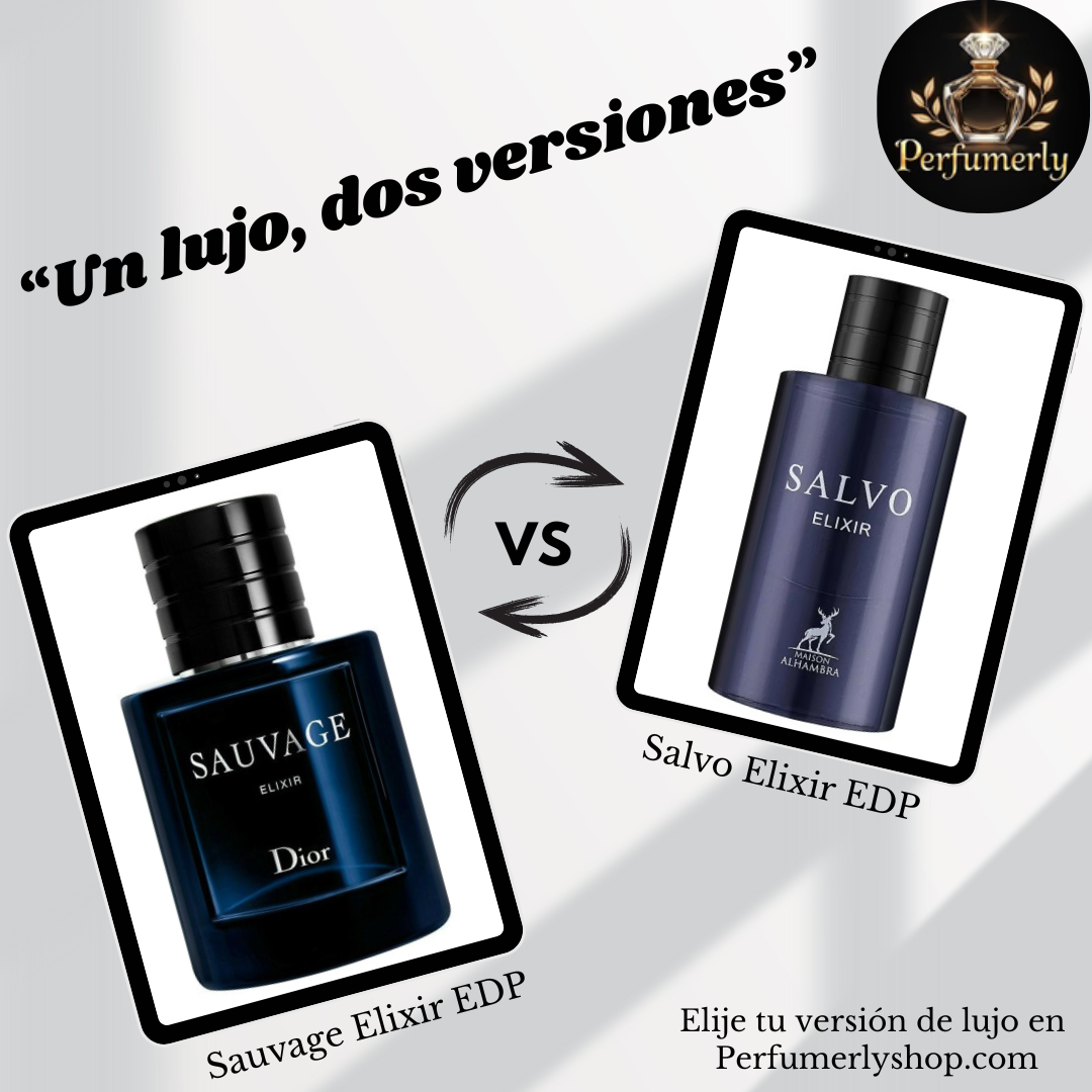Salvo Elixir by Maison Alhambra EDP 2.02 oz - Perfume Masculino Oriental, elegante e Intenso