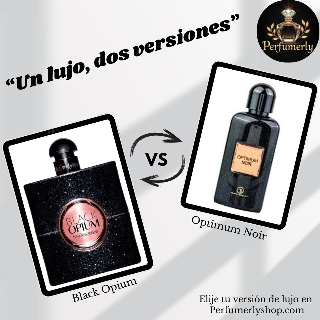 Optimum Noir 3.4 oz EDP de Grandeur -Perfume femenino / Elegancia y Sofisticación