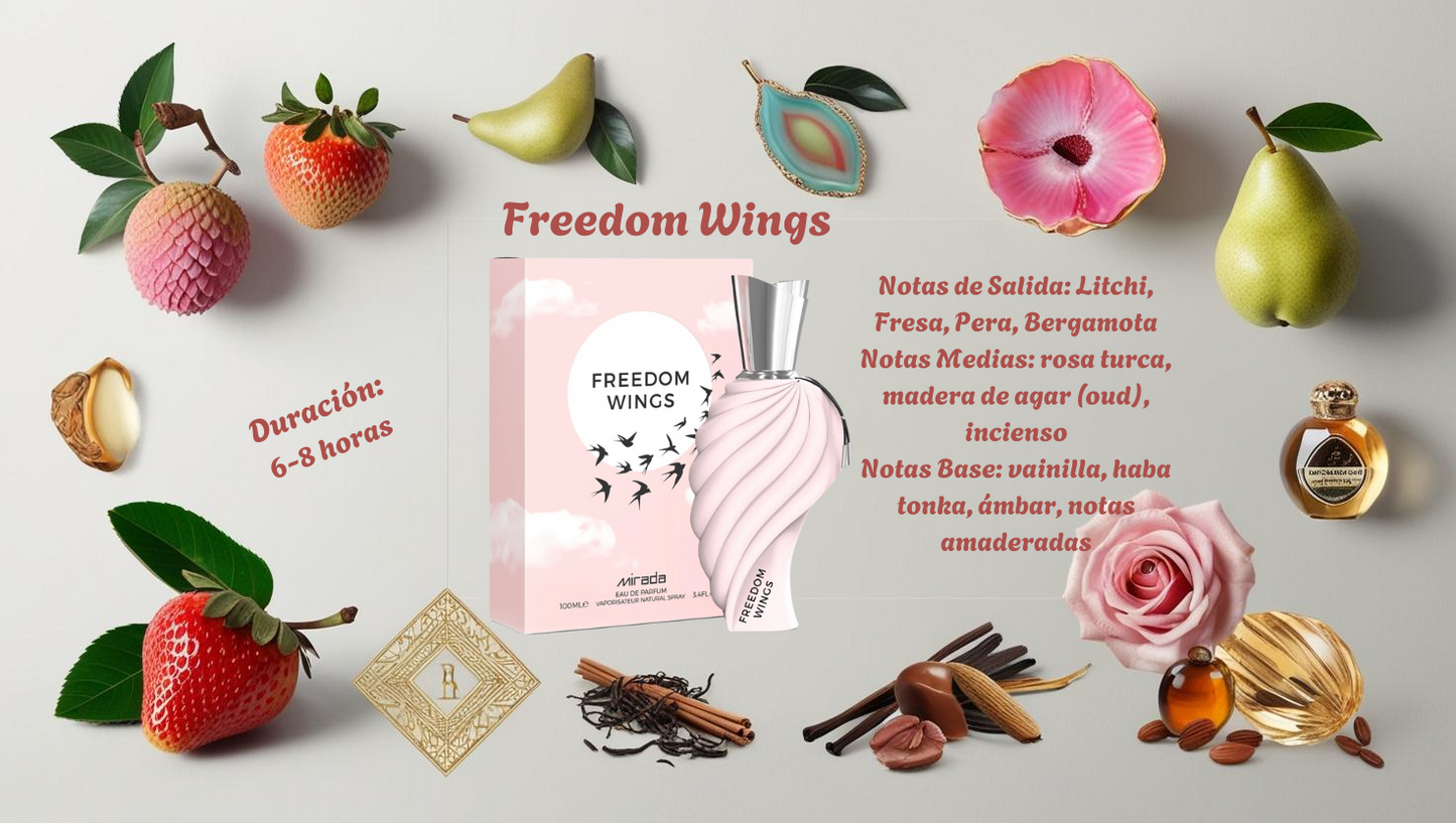 Freedom Wings by Mirada EDP – Perfume Femenino- Muestras (decants) 5 ML