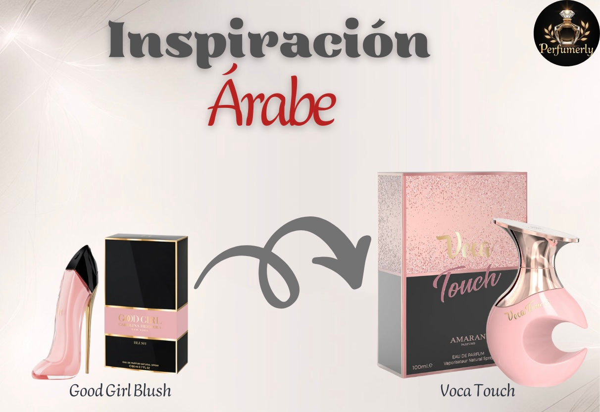 Voca Touch de Amaran EDP 3.4 oz – Perfume Femenino Floral, Frutal, Dulce y Amaderado