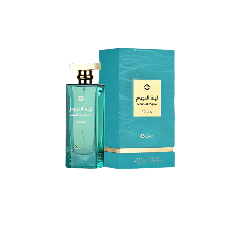 Lailath Al Nujoom Aquila by Zakat EDP 3.4 oz, un perfume femenino místico y sofisticado con una fragancia envolvente y cautivadora.