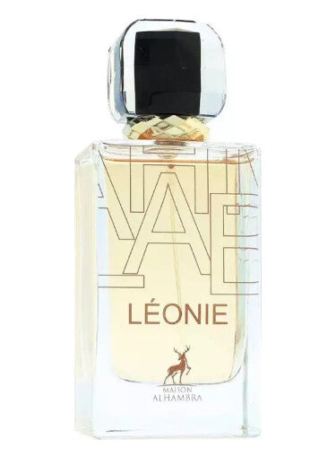 Perfume Léonie de Maison Alhambra para mujer, floral elegante con notas de lavanda, jazmín y vainilla, 100 ml