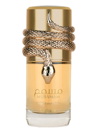 Perfume unisex Musamam White Intense de Lattafa, floral oriental con coco y almizcle, 100 ml